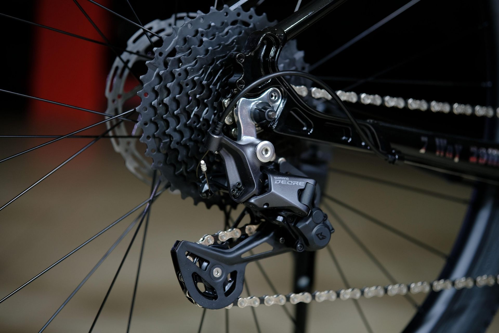 Задний переключатель Shimano Deore HOKE 7 Way 29 HD матовый чёрный 23