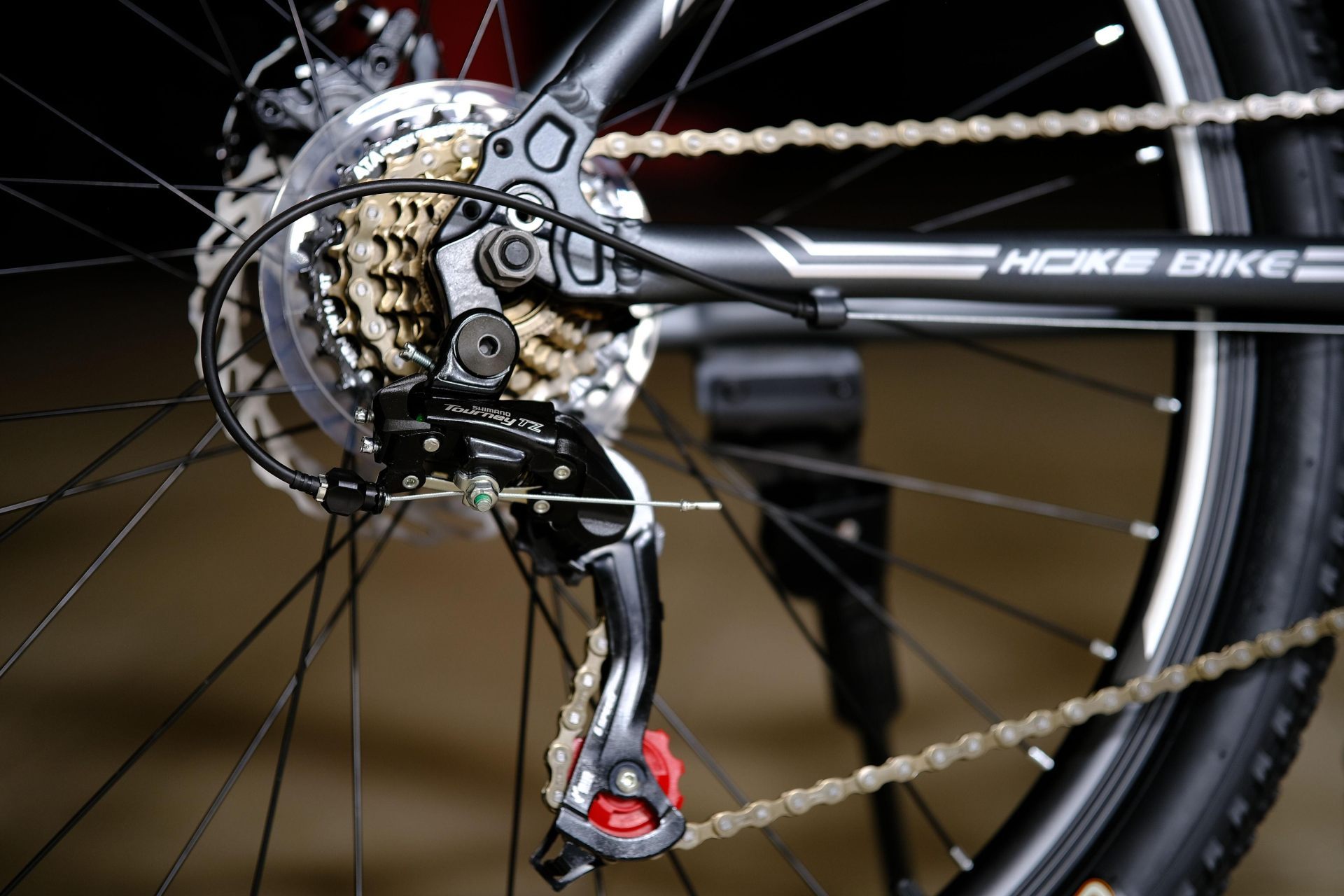 Задний переключатель Shimano Tourney TZ-500 HOKE Jade 70 Comfort матовый серый