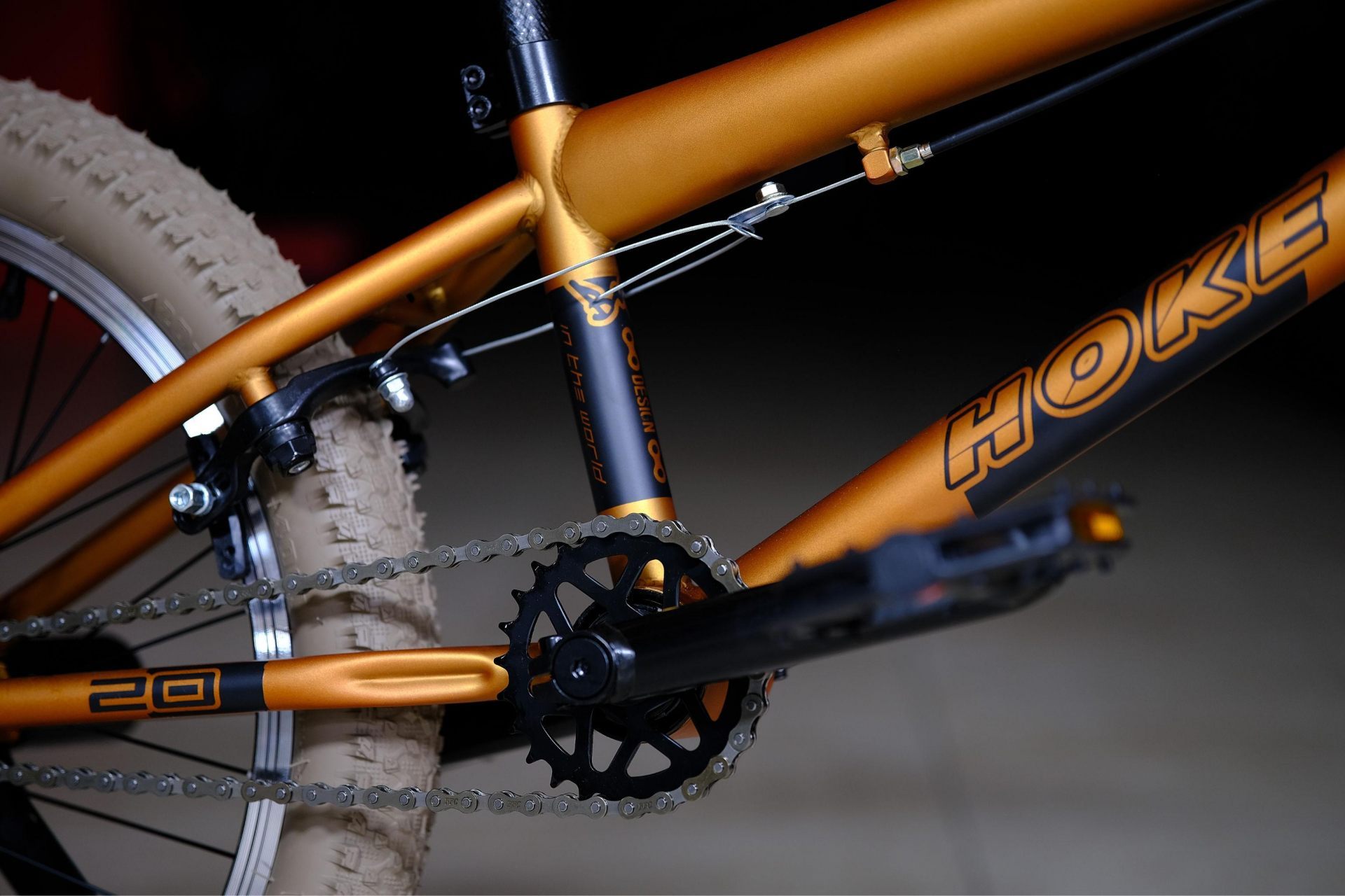 Задний переключатель - HOKE BMX Step L2 матовый золотой